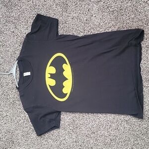 Black Batman Kids Short Sleeve Tee